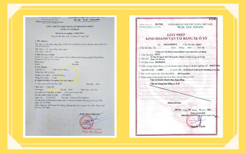 Giấy phép kinh doanh