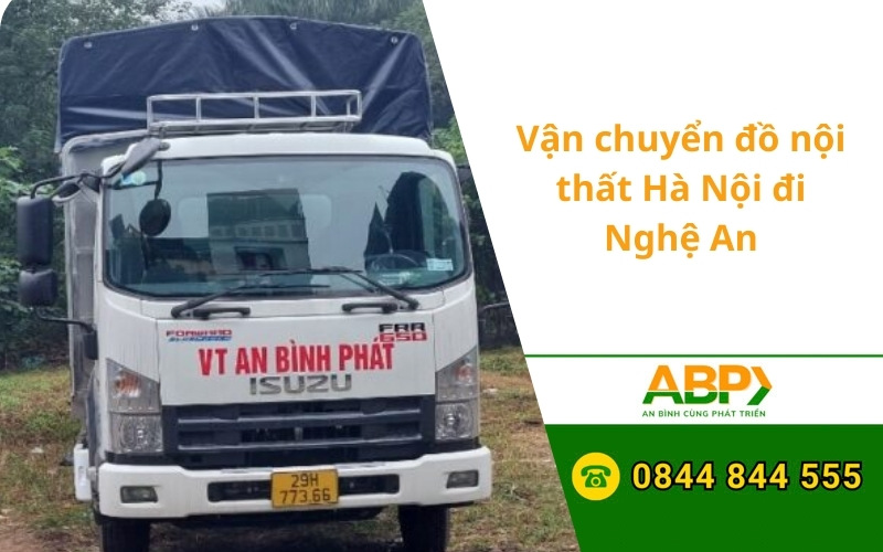 Vận chuyển đồ nội thất Hà Nội đi Nghệ An