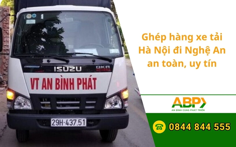 Ghép hàng xe tải Hà Nội đi Nghệ